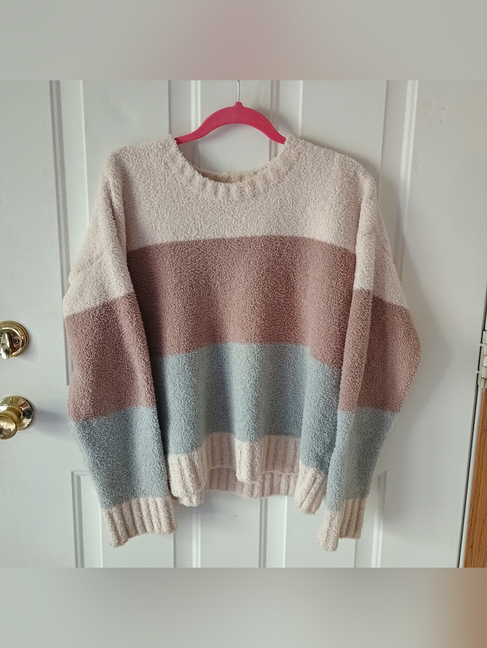 Altar'd State Pastel Striped Sweater
